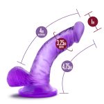Naturally Yours - 4 Inch Mini Cock - Purple - Image 6