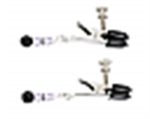 Beaded Clamps - Adjustable Broad Tip - Purple - Image 2