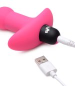 Bang - Vibrating Silicone Anal Beads and Remote Control - Pink - Image 3