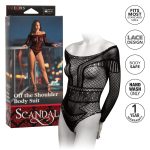 Scandal Off the Shoulder Body Suit - One Size - Black - Image 9
