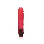 9" Vibrating Cock - Red - Image 2