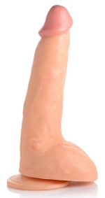 Beefy Brad 9 Inch Dildo With Balls - Light - Image 2