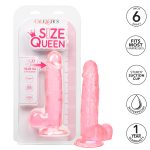 Size Queen 6 inch/15.25 Cm - Pink - Image 11