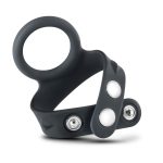 Performance - Vs7 - Silicone Cock & Ball Strap Large - Black - Image 4