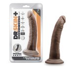 Dr. Skin Plus - 7 Inch Posable Dildo - Chocolate - Image 7