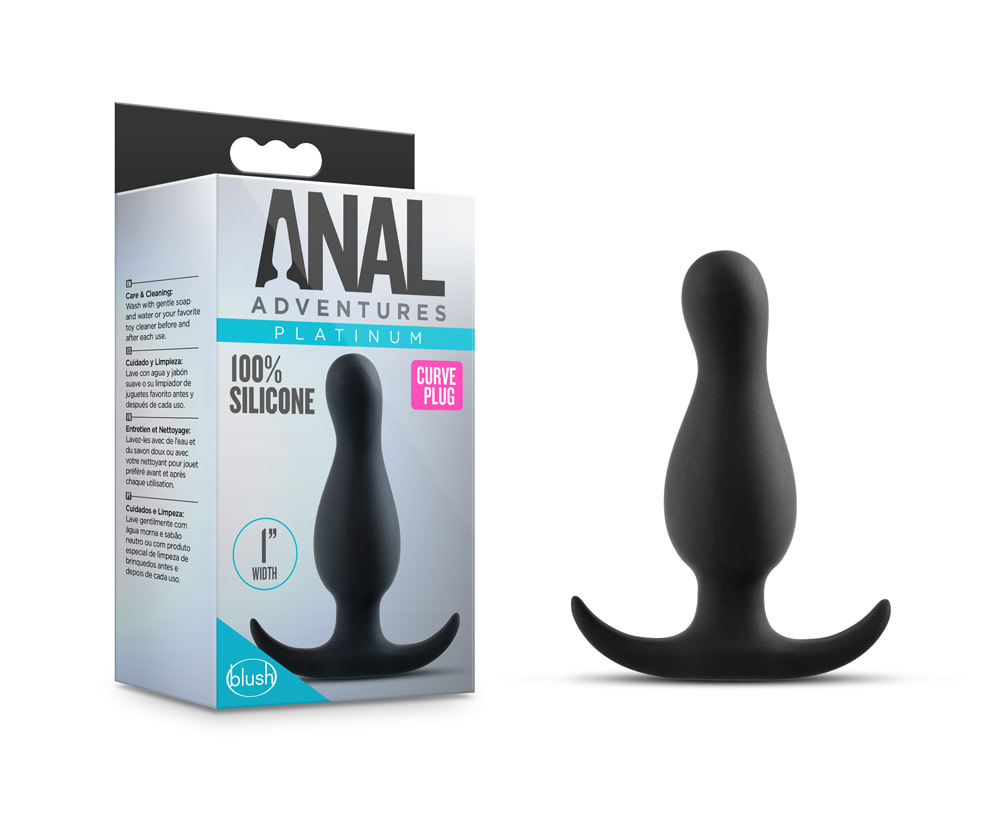 4I8PZUx6q9gSbdITKpTRrb4JN7Uri48m Anal Adventures Platinum - Curve Plug - Black - Image 1