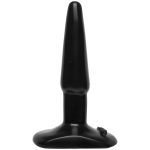 Classic Butt Plug Smooth - Small - Black - Image 3