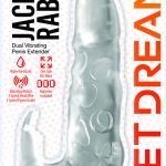 Jack Rabbit Dual Vibrating Extender - Clear