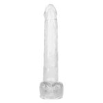 Size Queen 10 inch/25.5 Cm - Clear - Image 4