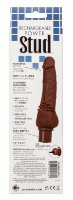 Rechargeable Power Stud Cliterrific - Brown - Image 2