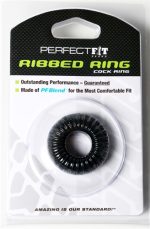 Ribbed Ring - Black - Image 2