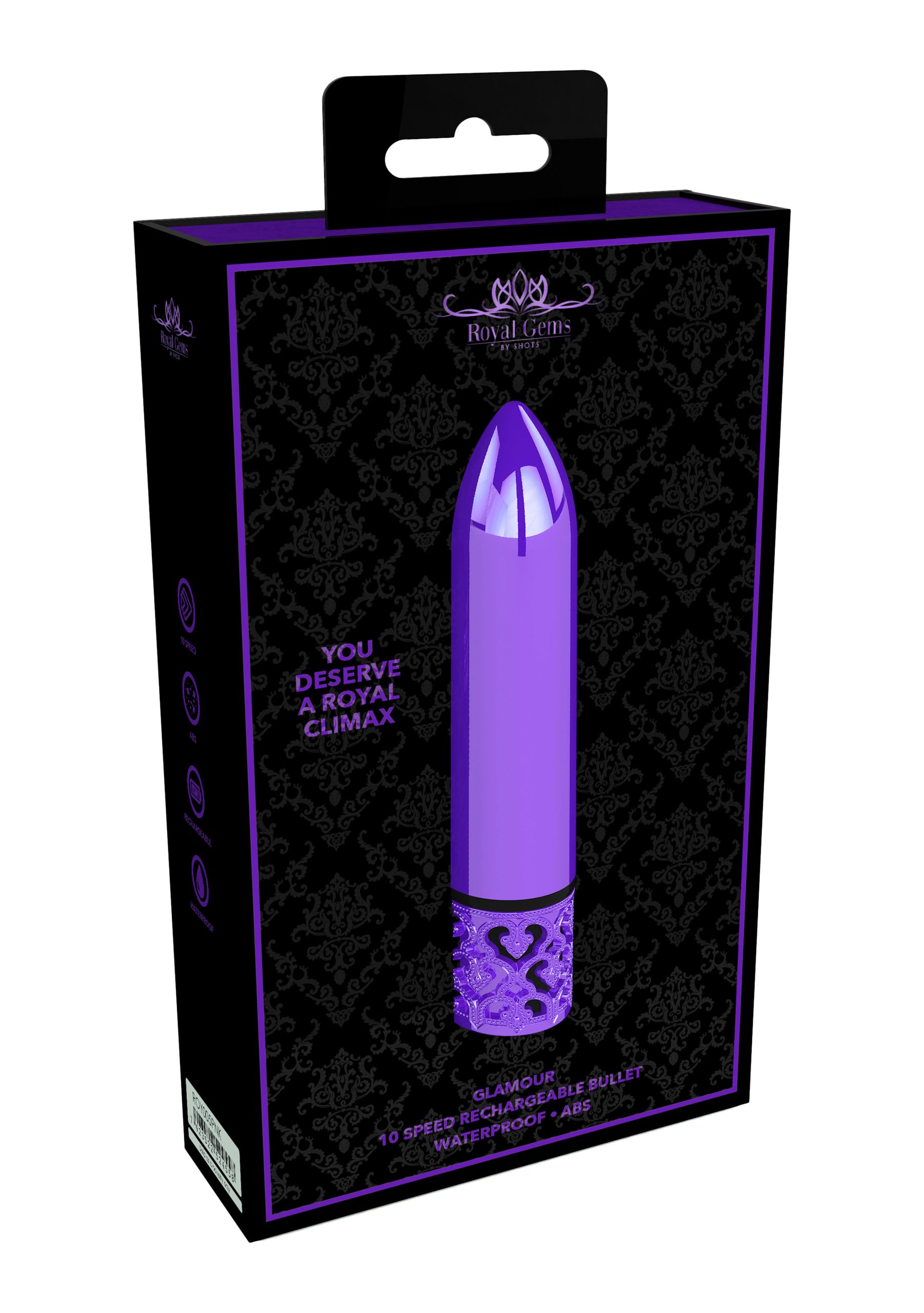 4gOk9xhVD3BXe2Sw7SelD7vMkQU5TjSE Glamour - Rechargeable Abs Bullet - Purple - Image 1