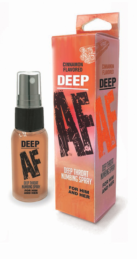4iF0LdoNupWb5QRmxwPIBuCsrJNakeFN Deep Af Deep Throat Numbing Spray - Cinnamon - 1 Fl. Oz. - Image 1