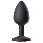 Cloud 9 Novelties Gems Jeweled Silicone Anal Plug - Small - Image 2