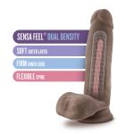 Au Naturel - 7 Inch Sensa Feel Dildo - Chocolate - Image 6