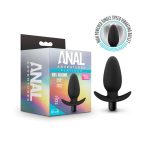 Anal Adventures - Platinum - Silicone Saddle Plug - Black - Image 5