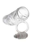 Fantasy X-Tensions Vibrating Super Sleeve - Clear - Image 2