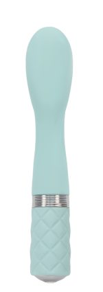 Pillow Talk Sassy G-Spot Vibe With Swarovski Crystal - Teal - Image 6