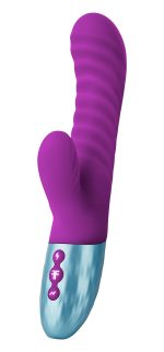 Delola Liquid Silicone Rabbit - Purple - Image 5