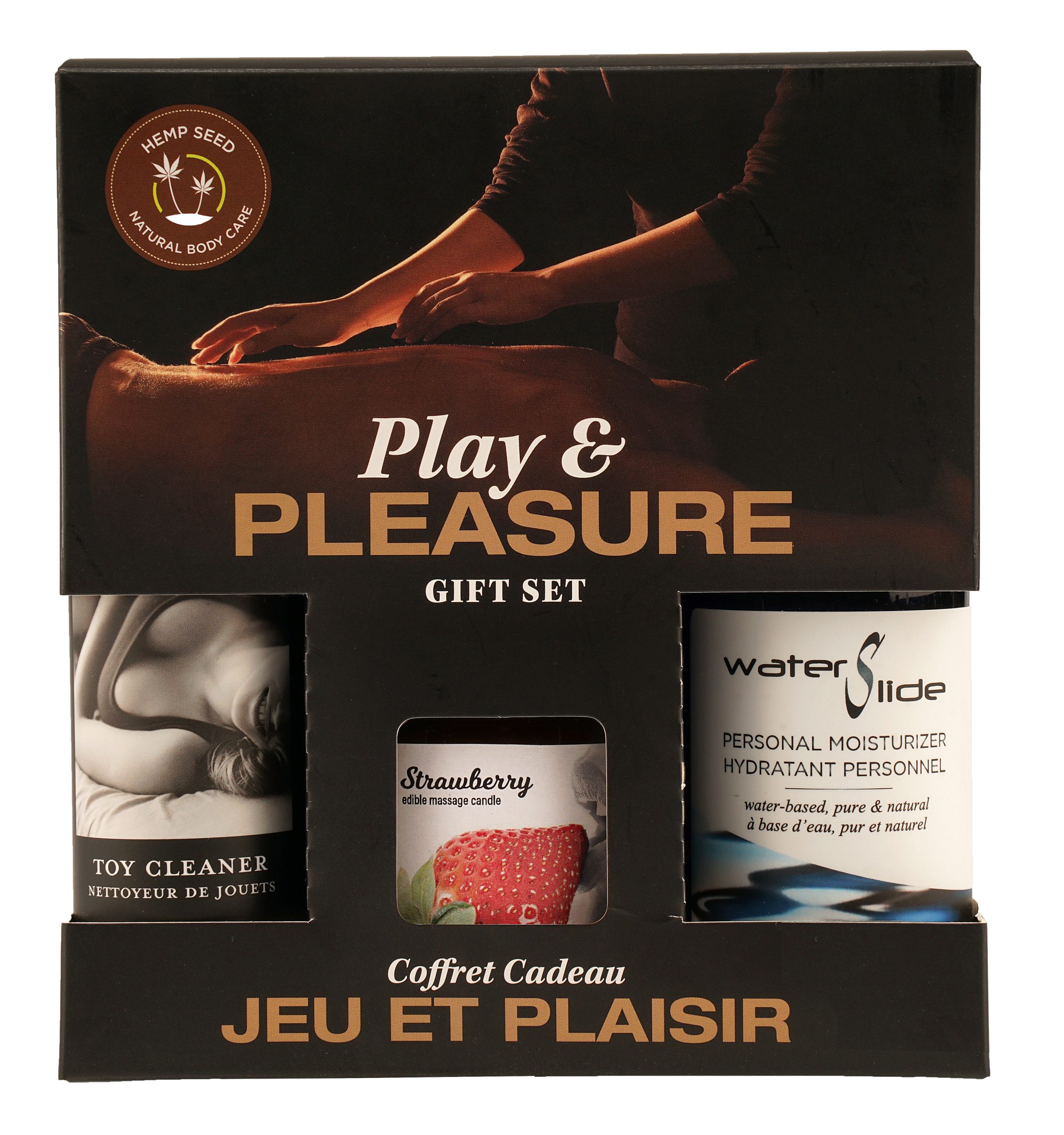 5NHsy6iphRQGKOo6HVMUthMd0dWaE5l9 Hemp Seed by Night Play and Pleasure Gift Set - Strawberry - Image 1