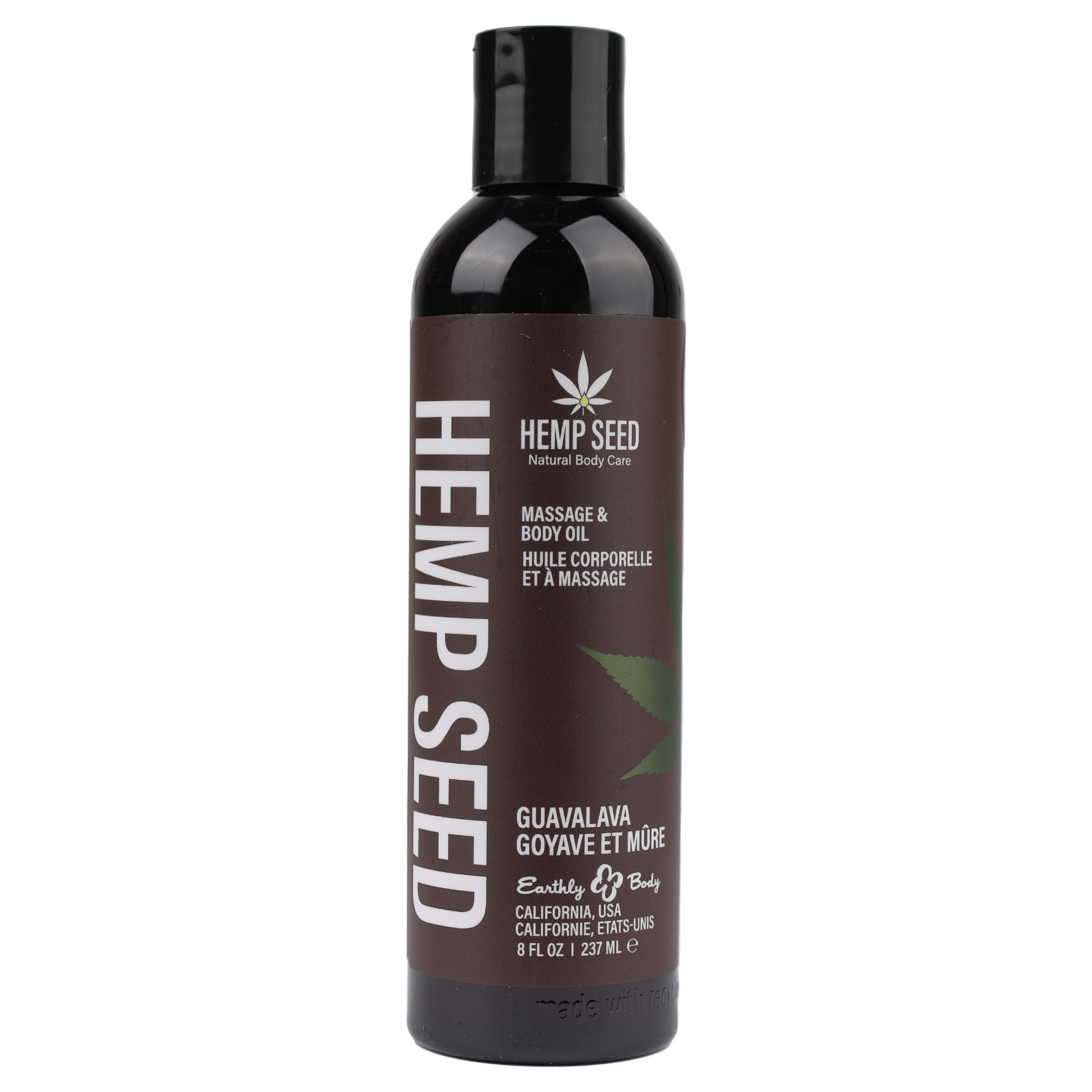5Si3J2wdDgBk2STZnMkOKXLiQiVOokiz Hemp Seed Massage and Body Oil - Guavalava - 8 Fl. Oz./ 237 ml - Image 1