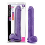 Au Naturel - Bold - Daddy - 14 Inch Dildo - Purple - Image 6