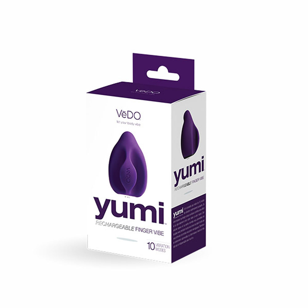 5dvh3iQXmuZxd2ieXfkfQf1XSc4jUmo5 Yumi Rechargeable Finger Vibe - Deep Purple - Image 1