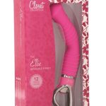 Ellie G Bendable Vibrator Ribbed - Pink