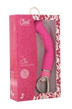 Ellie G Bendable Vibrator Ribbed - Pink