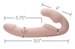World's 1st Remote Control Inflatable Ergo-Fit Strap-on - Flesh - Image 4