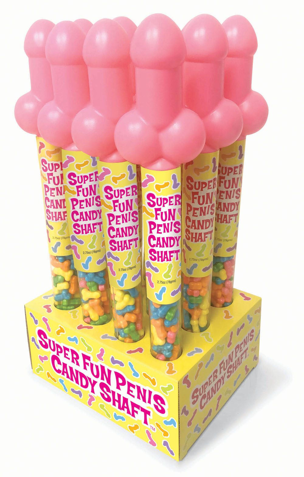 5ukpcejgvscMJ9WJeNyU51MyHk9zVlLF Super Fun Penis Cane Display - 12 Count - Image 1