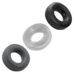 Hunkyjunk Huj3 C-Ring 3 Pk - Tar / Multi - Image 3