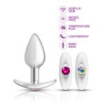 Silver Anchor Buttplug Kit - Clear Iridescent/pink - Image 8