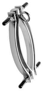 Pussy Tugger Adjustable Pussy Clamp With Leash - Silver - Image 4