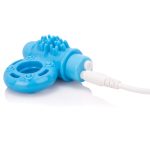 Charged Owow Rechargeable Vibe Ring - Blue - Image 5