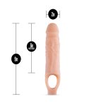 Performance Plus - 9 Inch Silicone Cock Sheath Penis Extender - Vanilla - Image 3
