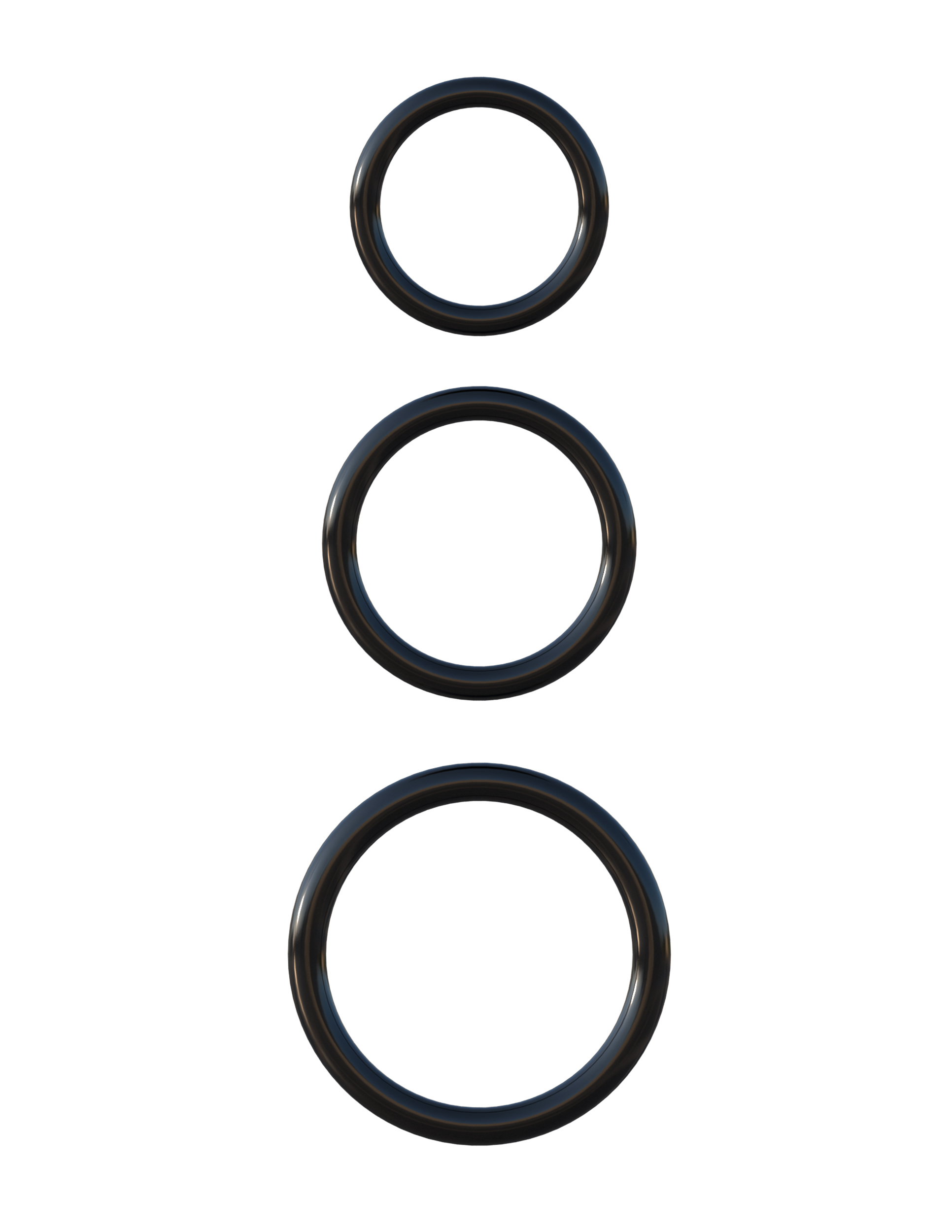 6WbXoQX57eUDwwdy6omPpYBeqgbzlKGa Fantasy C-Ringz Silicone Ring Stamina Set - Black - Image 1
