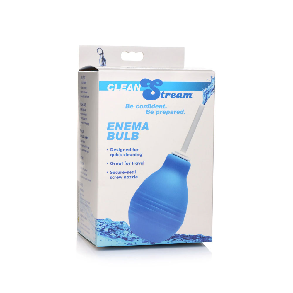6hm5JPih Anal Clean Enema Bulb - Blue - Image 1
