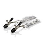 Nipple Play Playful Tassels Nipple Clamps - Silver - Image 3