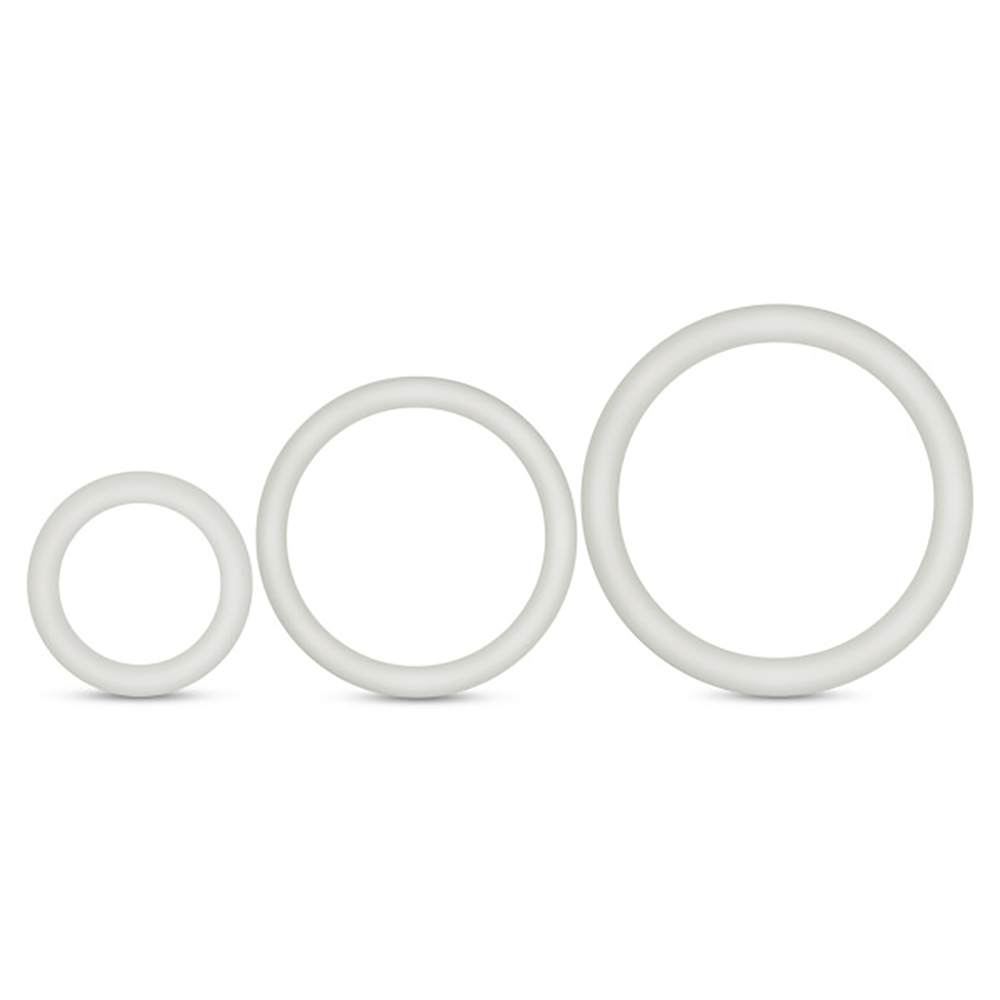6jq6ypJPDsSaMHTPTh248MhUAHGXDFoG Performance - Vs4 Pure Premium Silicone Cockring Set - White - Image 1