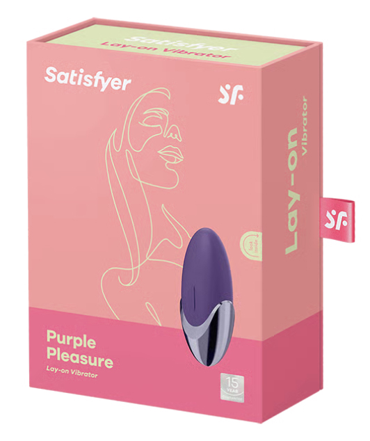 6mtc6N93 Satisfyer Layons Purple Pleasure 15-Function Rechargebale Silicone Stimulator - Image 1