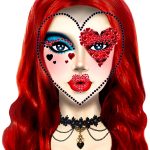 Queen Adhesive Face Jewels Sticker