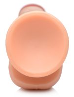 Long Logan 10 Inch Dildo With Balls - Light - Image 9