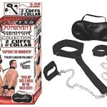 Dominant Submissive Collection 2 Cuffs and Collar - Black