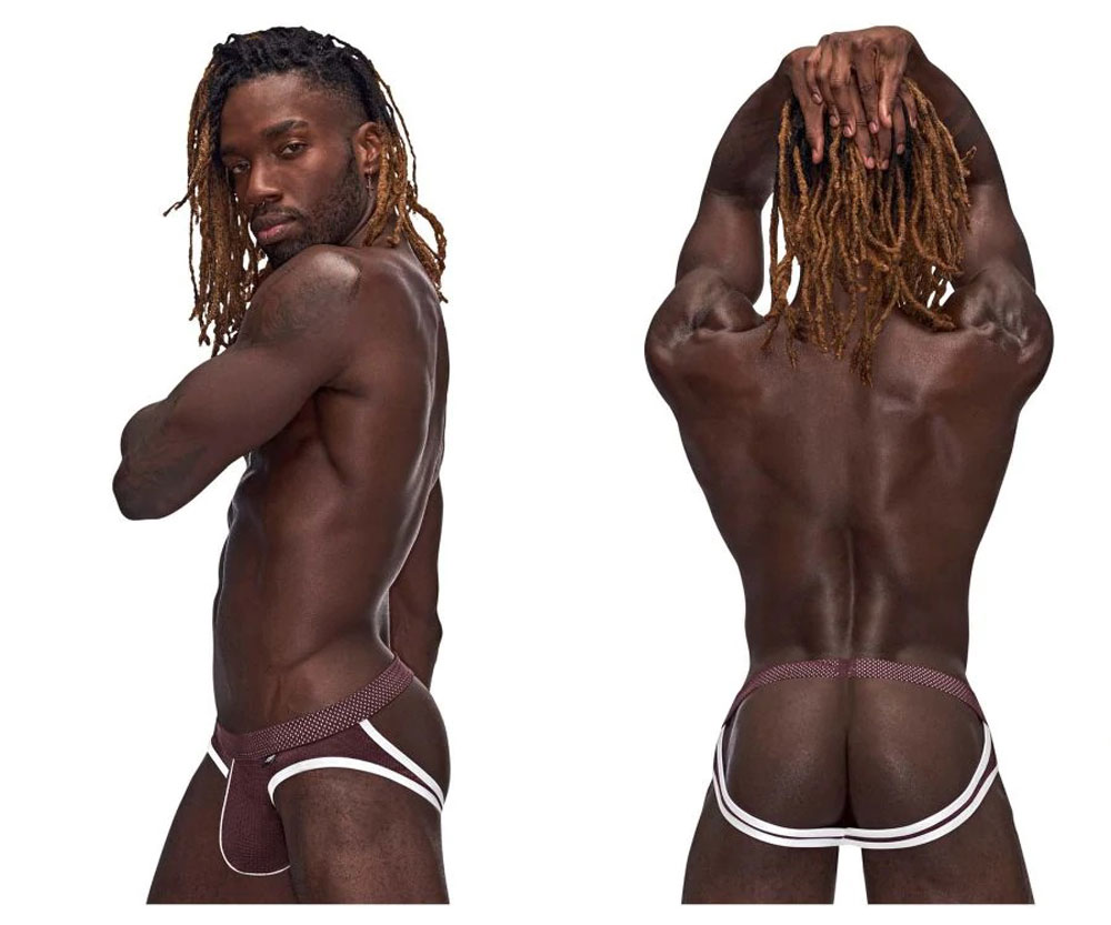 76MkmjaJ32hMcS50kNQssGA4tidZfTru Sport Mesh Sport Jock - Small/medium - Burgundy - Image 1