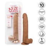Size Queen 10 inch/25.5 Cm - Brown - Image 12