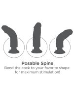 King Cock 7-Inch Vibrating Cock With Balls - Flesh - Image 4