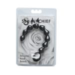 Sex and Mischief Silicone Anal Beads - Black - Image 3
