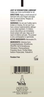 Juicy Af Desensitizing Gel Lube 4 Oz - Image 2
