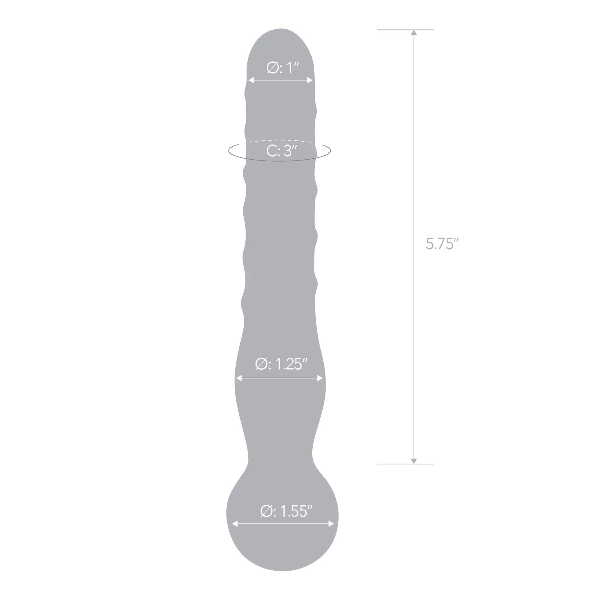 7QEinbbslTQRrfoeghy0y416BI87dYit Joystick Clear Glass Dildo - Image 1